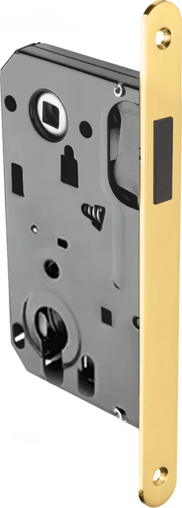 TI - Magnetický zámek 3598 PZ 85 PZ otvor pro vložku, 85 mm OLV - Mosaz leštěná lakovaná (01)