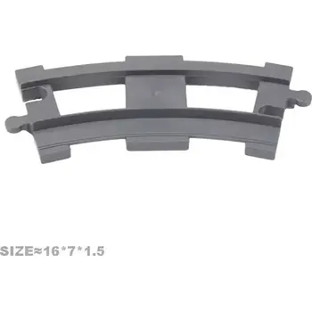 ostatní stavebnice Stavebnice dopravního příslušenství | Styl Lego - Zakřivená trať