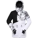 Alpine Pro Uzera Dámská lyžařská bunda s Ptx membránou LJCB605 bílá XL