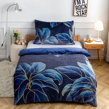 Povlečení Apex® produktová řada Flanel Povlečení Apex Mikroplyš Flanel - Fend modrý