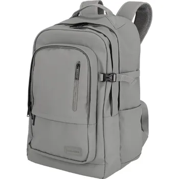 Školní batoh Travelite Basics Backpack Water-repellent Light grey 28l