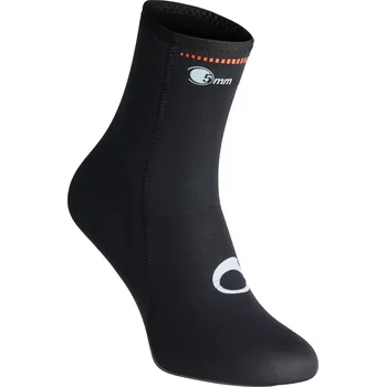 Pánské tenisky DECATHLON Neoprenové potápěčské ponožky s podešví neopren 5 mm černé 44/45