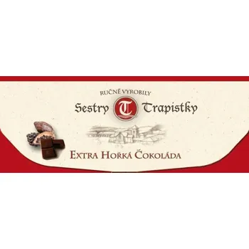 Čokoláda Extra hořká čokoláda 120 g (Čokoláda od sester Trapistek)