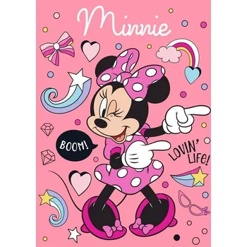 Dětská deka FARO Fleece deka Minnie Boom Polyester, 100/140 cm (FA-514974)