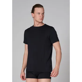 Pánská móda Pánské tričko John Frank JFTMOD10 XL Černá