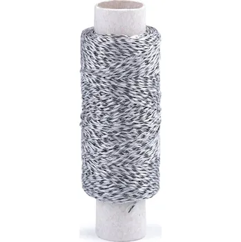 Galanterie Nitě reflexní připlétací pevné 50 m