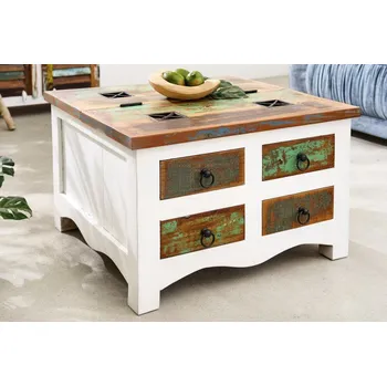 Konferenční stolek Masivní konferenční stolek - Jakarta, bílý