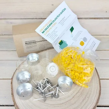 Výtvarná sada VP Ještěd Sada na výrobu čajových svíček z včelího vosku