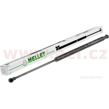 Kapota vzpěra kapoty MELLET (celková délka 722 mm, délka zdvihu 313 mm, síla 180 N)