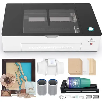 Výtvárné potřeby Gweike cloud - Laserová gravírka , Verze Pro II - s rotačním válcem