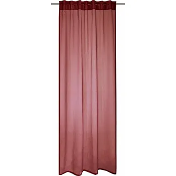 ALBANI Lehký dekorační závěs DIEGO terakota 135x245