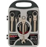 Sada klíčů ráčnových s kloubem 7-dílná v plastovém držáku PROTECO