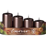Emocio Adventní svíčky stupňovité 4 cm…