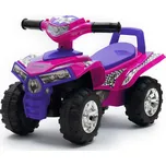 Dětské odrážedlo se zvukem Čtyřkolka Baby Mix růžová