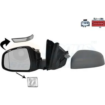 Auto zrcátko Vnější zpětné zrcátko VAN WEZEL 1882825