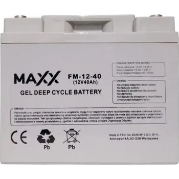 Motobaterie MAXX Gelová baterie 12-FM-40 40Ah 12V
