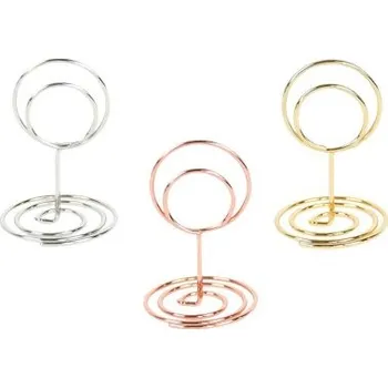 Svatební dekorace Stojánek na jmenovky, kruh na nožičce