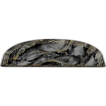 Nášlap na schod Tmavě šedé nášlapy na schody v sadě 16 ks 20x65 cm Marble Dream – Vitaus ID_1586428
