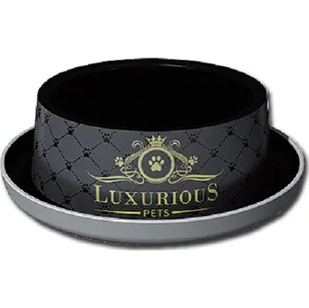 miska pro kočku Tommi Luxurious 2 miska černá 735 ml