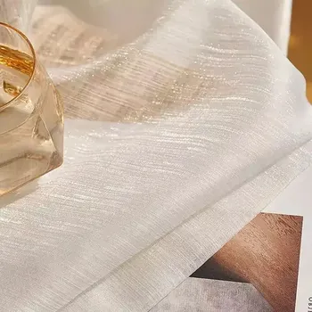 Záclona Vzdušné tylové záclony - 02,350 x 250 cm,Na žabky