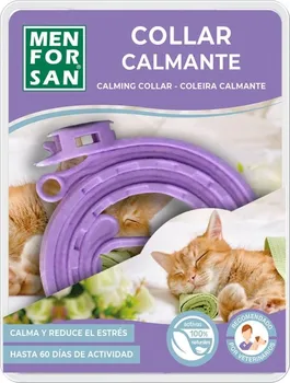 obojek pro kočku Menforsan Antistresový obojek pro kočky fialový 33 cm