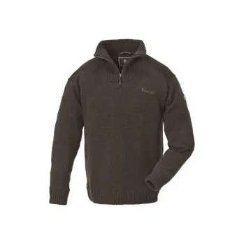 Pánský svetr Pinewood svetr HURICANE - hnědý - Velikost M
