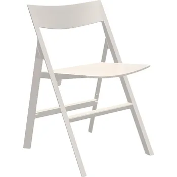 VONDOM Béžová plastová skládací jídelní židle QUARTZ