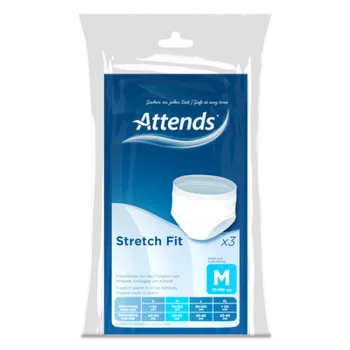 Inkontinenční kalhotky Attends Stretch Fit Pants M—Kalhotky fixační bez nohaviček 1 ks
