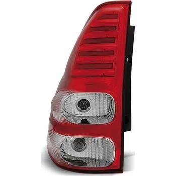 Zadní světlomet TUNING-TEC Zadní světla Toyota Land Cruiser 120 03-09 - krystal/červené LED 1