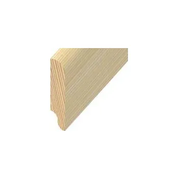 soklová lišta NOVÁK Vzorek - podlahová soklová lišta 35x7 smrk surový V-FK S3507 SM