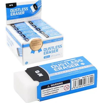 Guma M&G Dustless (bezprašná) bílá