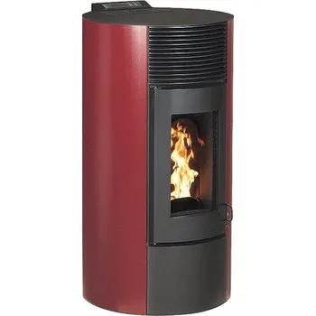 Krbová kamna Peletová kamna Interstoves Paola 12 bordeaux 11,4 kW