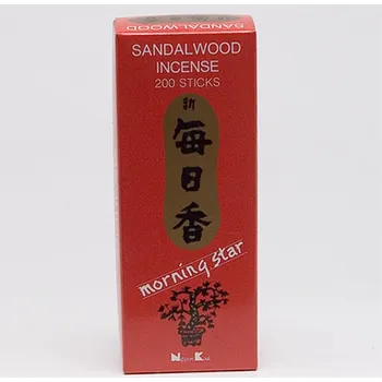 Vonná tyčinka Japonské vonné tyčinky Nippon M/S 200 ks Sandalwood
