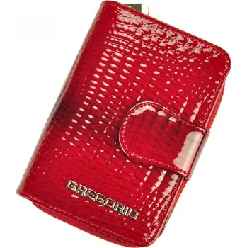 Dámská kožená malá peněženka červená - Gregorio Manuella červená