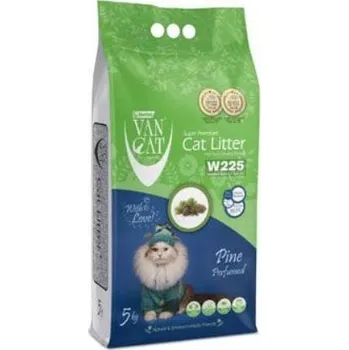 Podestýlka pro kočku Podestýlka Vancat stelivo bentonit Pine 5kg