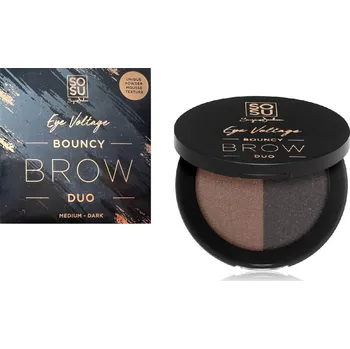 Přípravek na oči SOSU Cosmetics Eye Voltage Bouncy Brow Stíny na obočí medium/dark, 2,5g