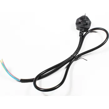 Napájecí kabel Napájecí kabel - UK vidlice BS1363 (Type G) / bez konektoru, pouze kabel 3x 1,25" -černý