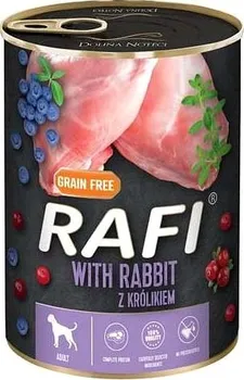 Krmivo pro psa Rafi Paštika králičí s borůvkami/brusinkami 400 g