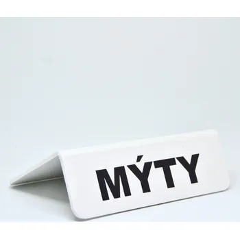 Zarážka na knihu Rozřaďovač s nápisem - MÝTY