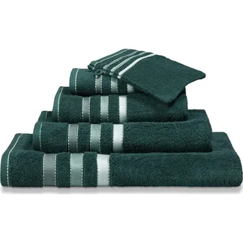 Ručník Vandyck Ručník Prestige Lines Dark green - 60x110 cm