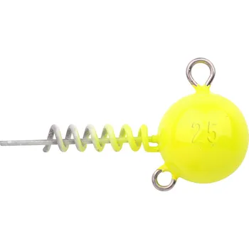 Umělá nástraha SPRO spirálová hlava Softbait Spiral Head UV Yellow Gramáž: 20g