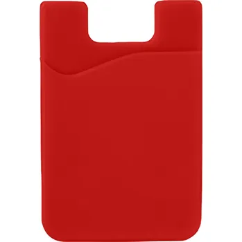 Pouzdro na mobilní telefon OEM samolepící pouzdro na kreditní kartu červené