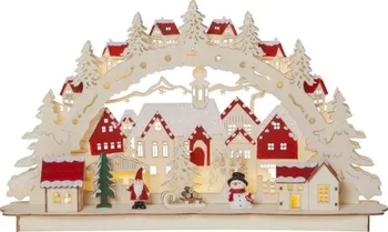 Vánoční svícen Star Trading Rosenheim 272-12 10 LED teplá bílá 27 cm