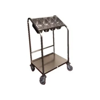 Servírovací stolek Vozík na podnosy a příbory MV-PP - 8 variant, typ MV-PP 2/53x32,5, pro 4x GN 1/3-150