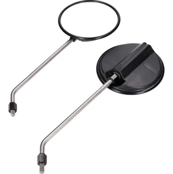 Zrcátko pro motocykl OEM Standard Sada zrcátek M8 kulaté 120mm, železná tyčka, Simson S50, S51, S53, S70, S83, SR50, SR80, KR51/2 41810