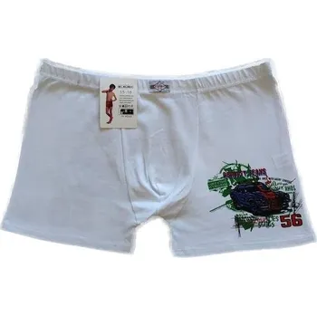 Elevek Boxerky chlapecké bavlněné Gravity Jeans 4044 Barva: Bílá, Dětská velikost: 11-12 let