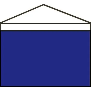 Zahradní stan boční stěna k nůžkovému stanu 3 m plná - různé barvy - modrá