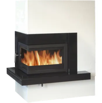 Krbová kamna ABX, spol. s.r.o. ABX PATEO 5613-7 krbová sestava 8kW žula černá, levé