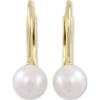 Náušnice Soliter Něžné zlaté náušnice s pravými perlami 745 235 001 00417 0000000 + 2 měsíce na vrácení zboží