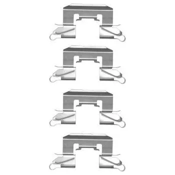 Přislušenství brzdového systému Sada příslušenství, obložení kotoučové brzdy TEXTAR 82512900